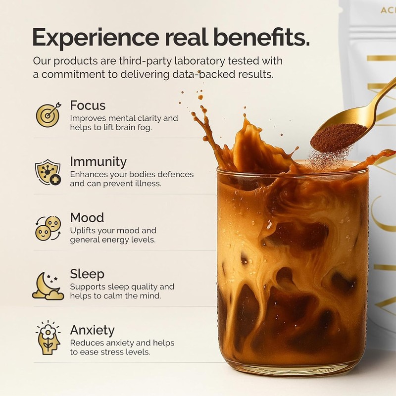 alcami elements Mushroom Coffee Creamer Superfood - Energy, Focus, Mood - 30 svg gallery
