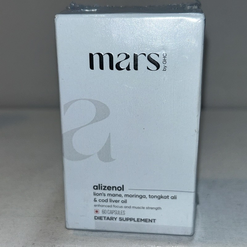 Sealed Mars Alizenol Lions Mane Supplemnt 60 Caps