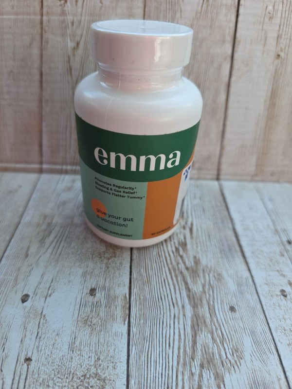 Emma Gut Health Doctors Endorsed Supplement - 60 Capsules - Relief from Gas