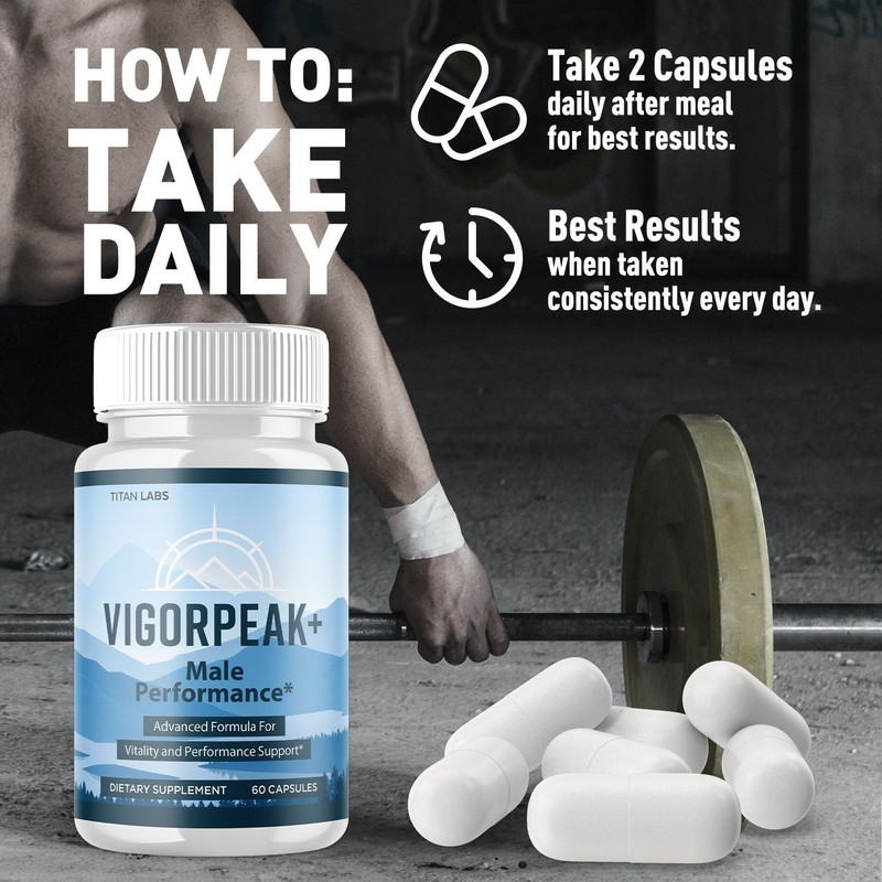 (3 Pack) Vigor Peak+ Advanced Male Max Support Supplement Vigorpeak 180 Capsules gallery
