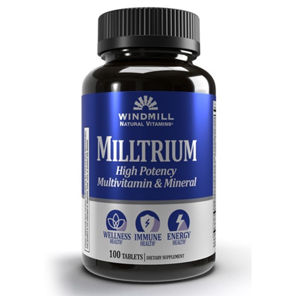 Windmill Milltrium Tabs 100 count EXP 07/31/2026