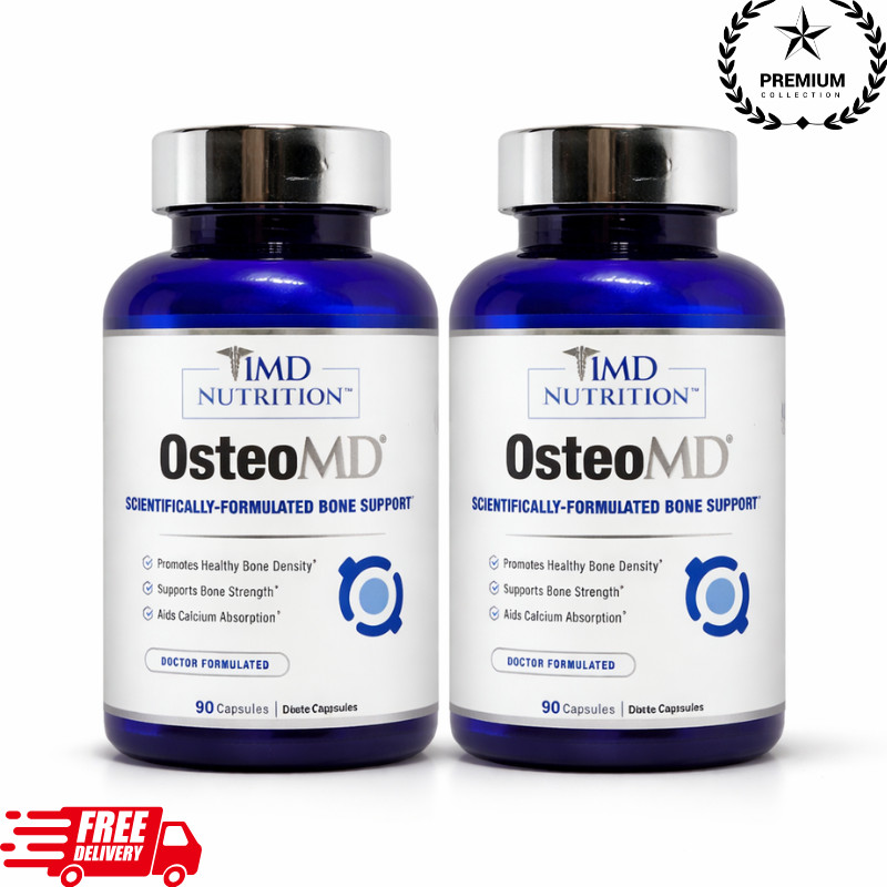 2 Pk 1MD Nutrition OsteoMD Bone Health Support 90 Softgels Exp 12/2027