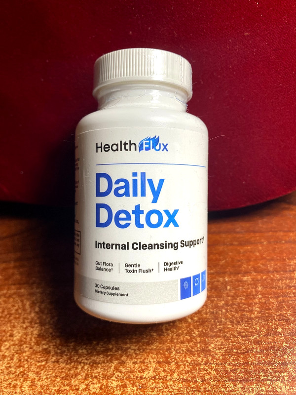 Health Flux Daily Detox 1 Bottle 30 Cap Exp 03 2027 Internal Cleansing Support