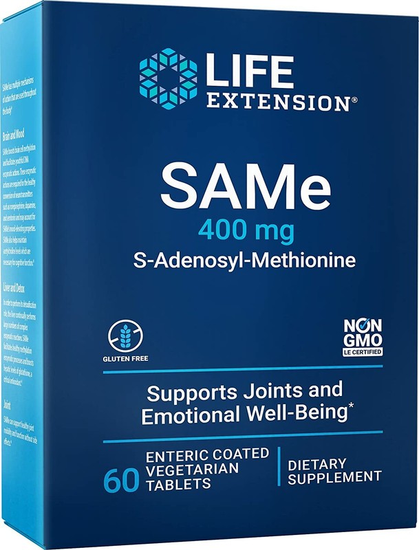 Life Extension Same 400mg (S-Adenosyl-Methionine) for Mood,Joint & Liver Support