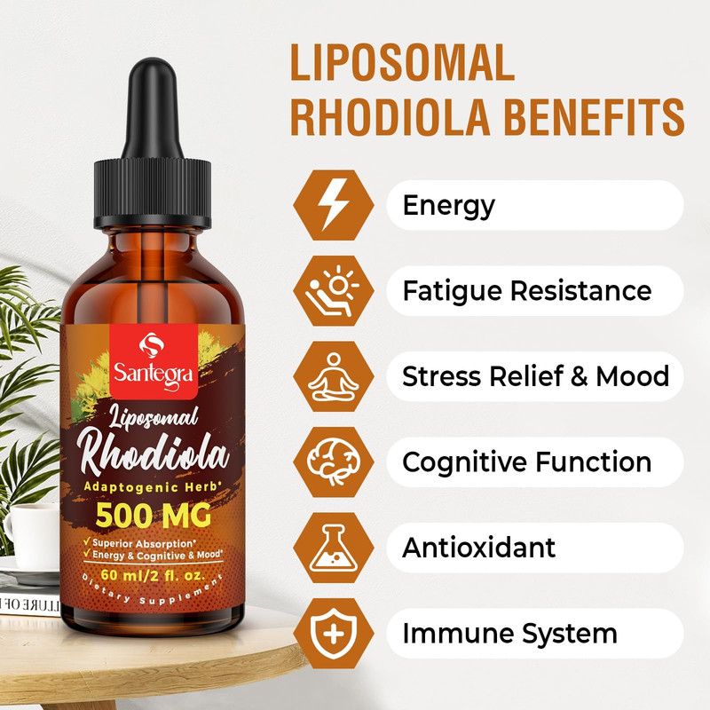 57,000 MG Liposomal Active Rhodiola Rosea Supplement with 2 Fl Oz (Pack of 1) gallery