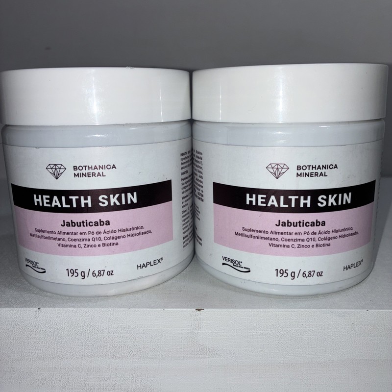 2 New Bothanica Mineral Health Skin Jabuticaba Supplement, Broken Seal