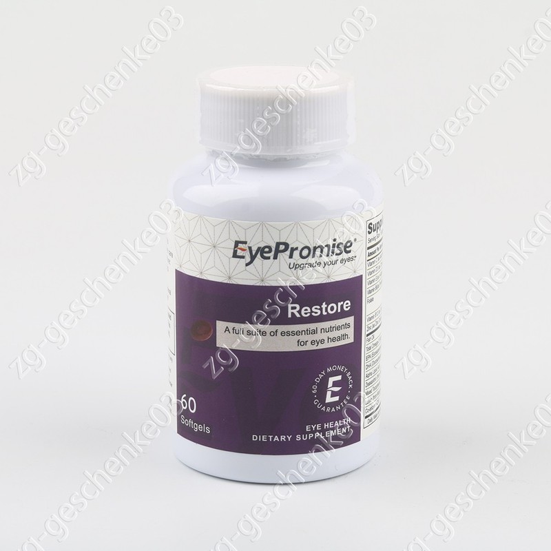 EyePromise Restore Supplement-Complete Macular Health Formula-60 Softgels 1-3pcs