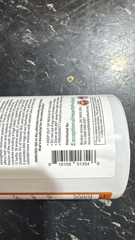 Immuno 150 Plant Based Supplement 150 Capsules Minerals Nutrients Immune Support gallery