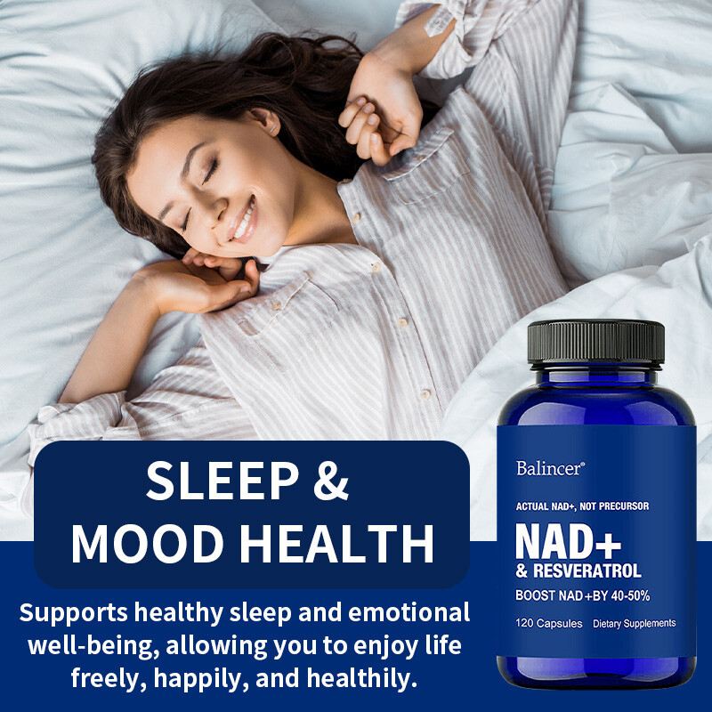 Nad+ Resveratrol 120 capsules - Improve metabolism and improve sleep gallery