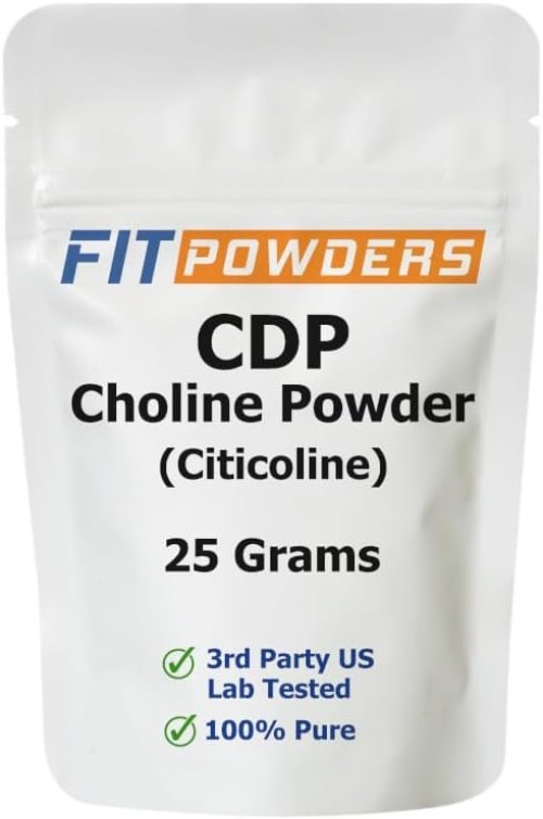 Citicoline Powder, Pure CDP Choline with Scoop 25 Grams gallery