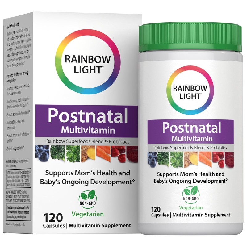 Rainbow Light Postnatal Multivitamin for 120 Count (Pack of 1),