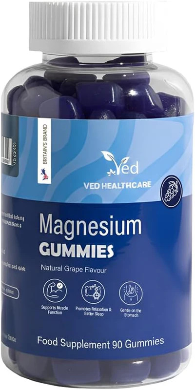 Ved Magnesium Gummies for Men & Women Premium Supplement 90 Count