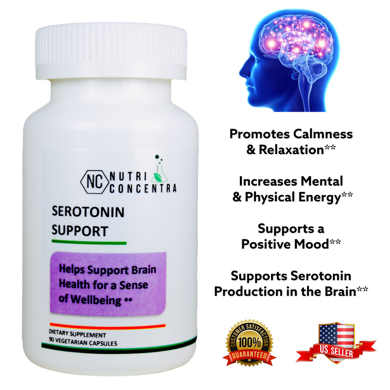 Depression Control, Anxiety Off, Good Mood, Super Formula, 750 mg, 90 Capsules.