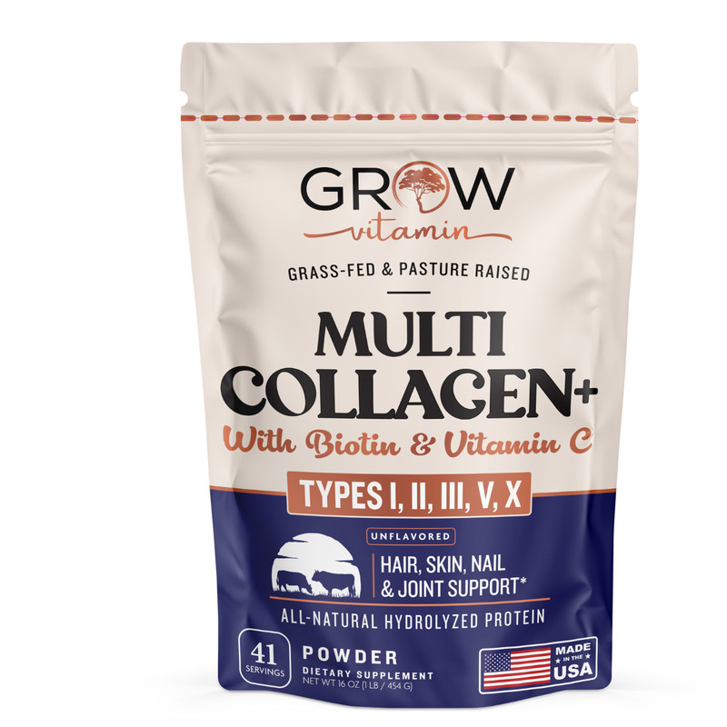 Collagen Peptides W/ Biotin – Hair, Skin, Nail, and Joint Support- 41 Servings