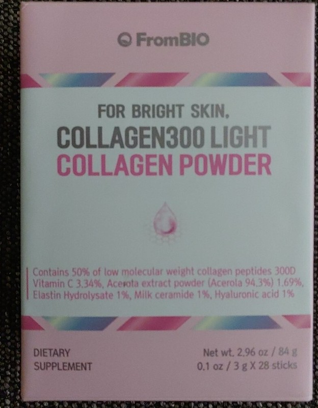 Collagen300 Light/For Bright Skin/Collagen Powder /2.96 Oz../28 Sticks / FromBio