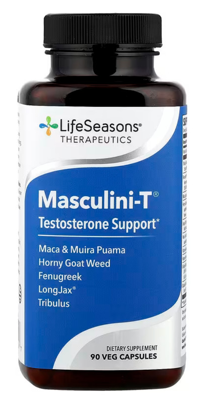Life Seasons – Masculini-T – 90 capsuels – FRESH – Best by 01/2028+