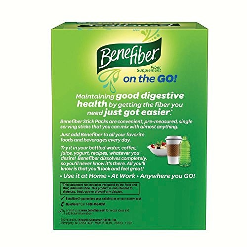 2 Pack Benefiber Fiber Supplement On The Go! 28 Stick Packs Each gallery