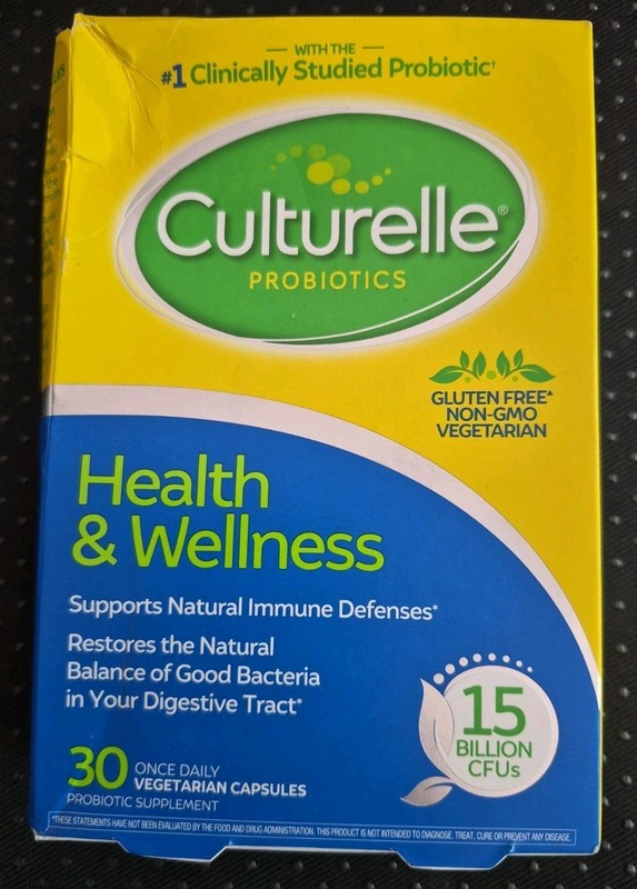 Culturelle Health & Wellness Daily Probiotic for Women & Men – 30 Count