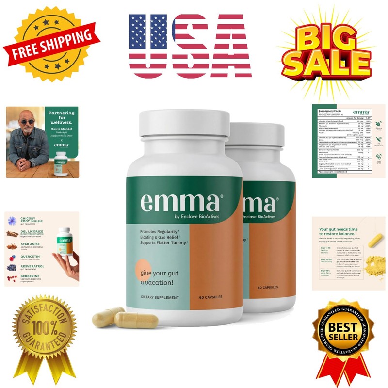 Gut Health Relief Supplement, Doctor Endorsed Formula for Women & Men, Leaky …