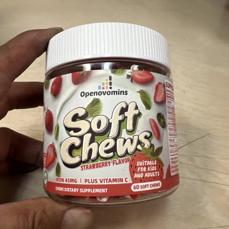 Soft Chews Iron 45 Mg Plus Vitamin C