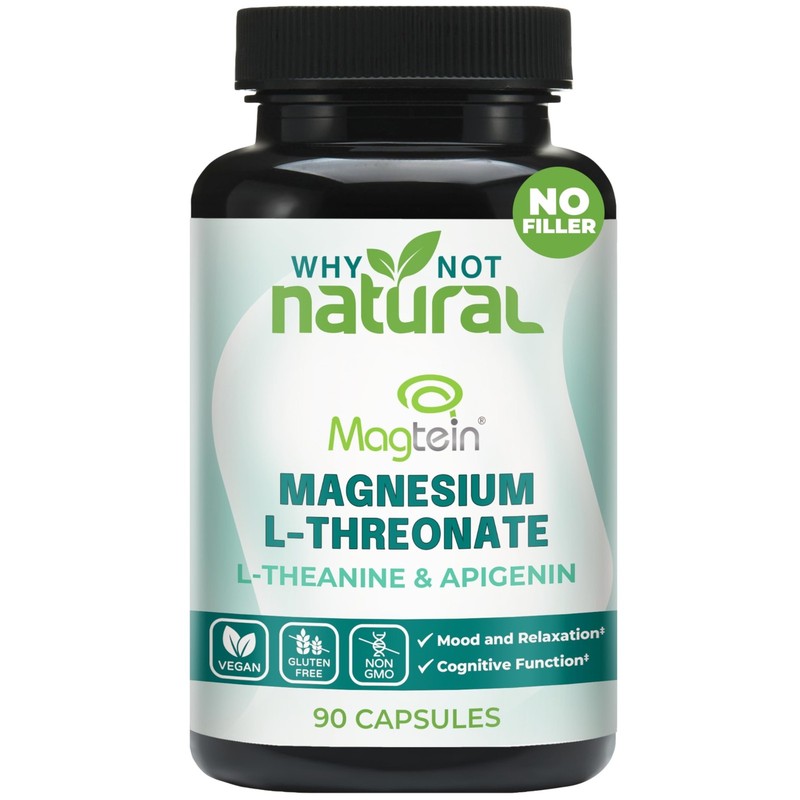 Magnesium L-Threonate Complex with Apigenin and L-theanine, 90 Capsules, Pate…