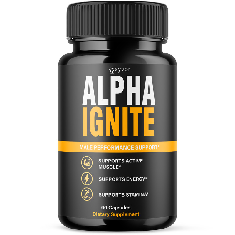(1 Pack) Alpha Ignite Pills for Men Advanced AlphaIgnite Supplement 60 Capsules