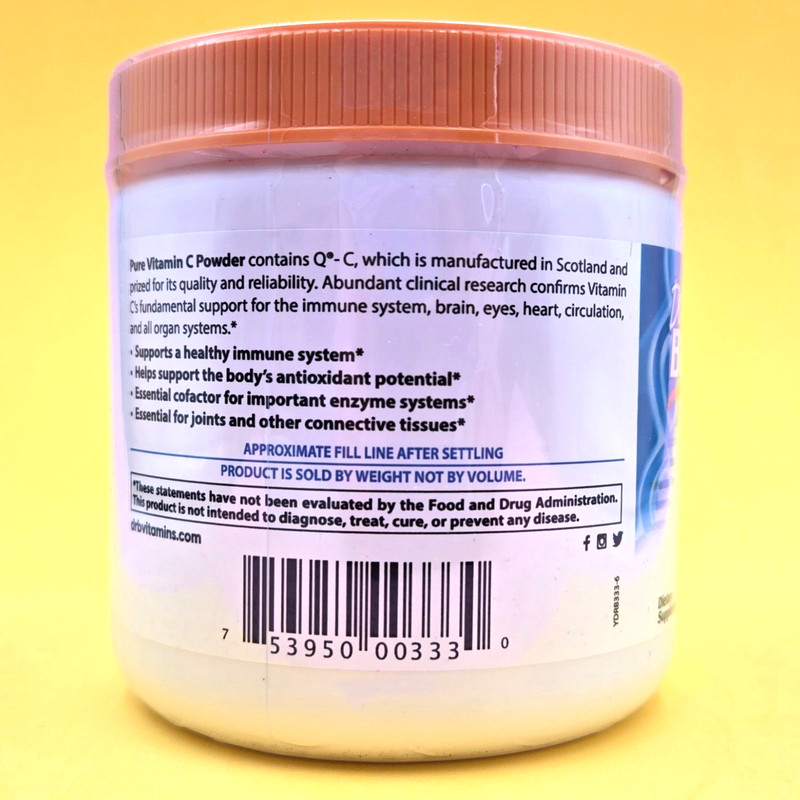 Pure Vitamin C Powder by Doctors Best with Q-C 8.8 oz, Support for Immune Health gallery
