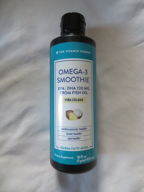 The Vitamin Shoppe Omega 3 Smoothie Pina Colada 16 Oz 47 Servings Cardiovascular