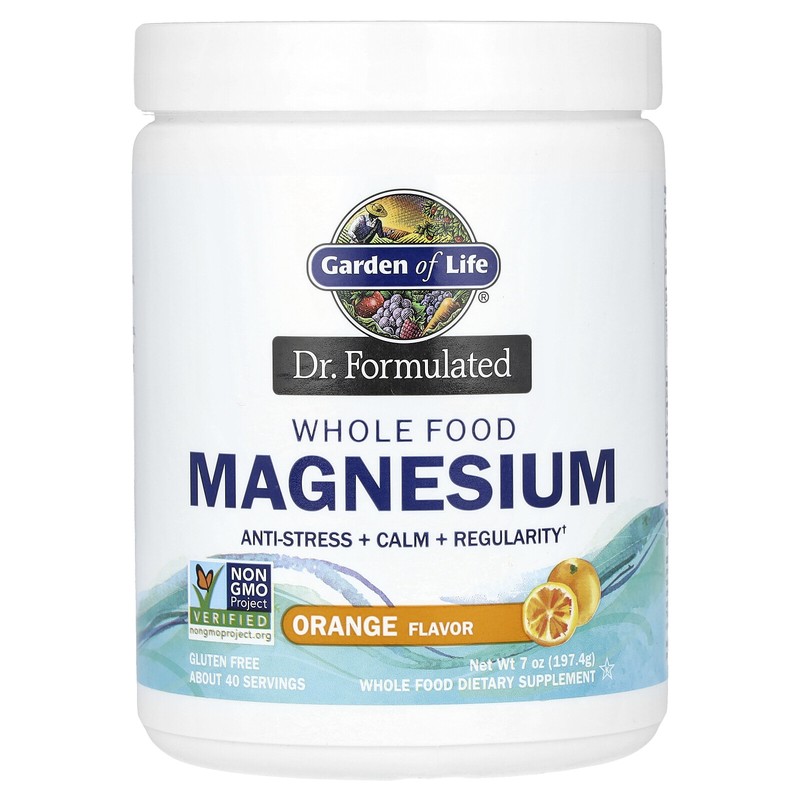 Dr. Formulated, Whole Food Magnesium, Orange, 7 oz (197.4 g)