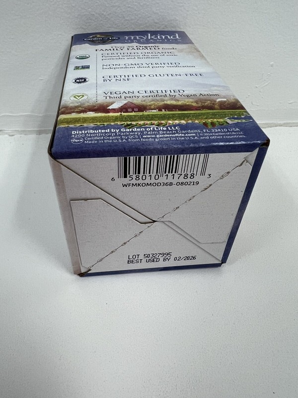 Garden of Life mykind Organics Men's Once Daily 36 Tabs Best By: 2/26 gallery