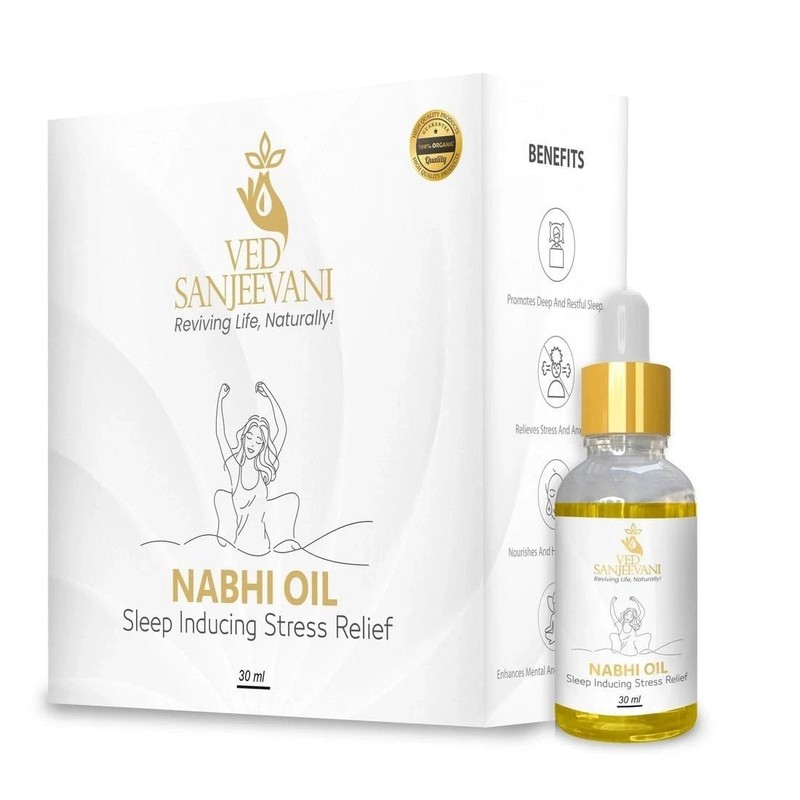 Sleep Relief Nabhi Oil Ved Sanjeevani Stress Calm & Better Sleep 30ml