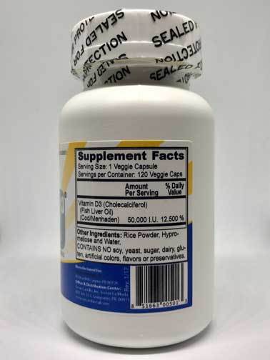 Optimal D3 | Vitamin D3 50000 IU | 120 Capsules | Exp. 01/2025 FREE SHIPPING gallery