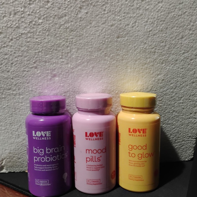 Love Wellness Bundle- 3 Bottles 60ct Vitamin Supplement Each