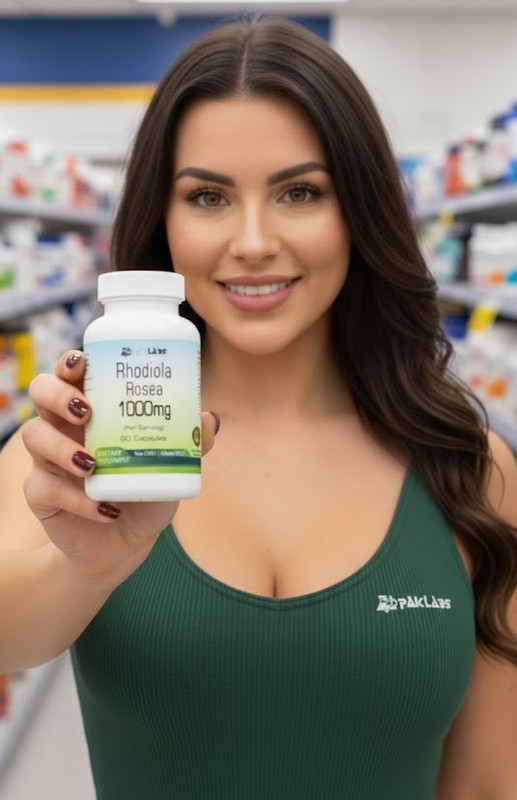 Rhodiola Rosea Capsules 1000mg Serving- Fresh..