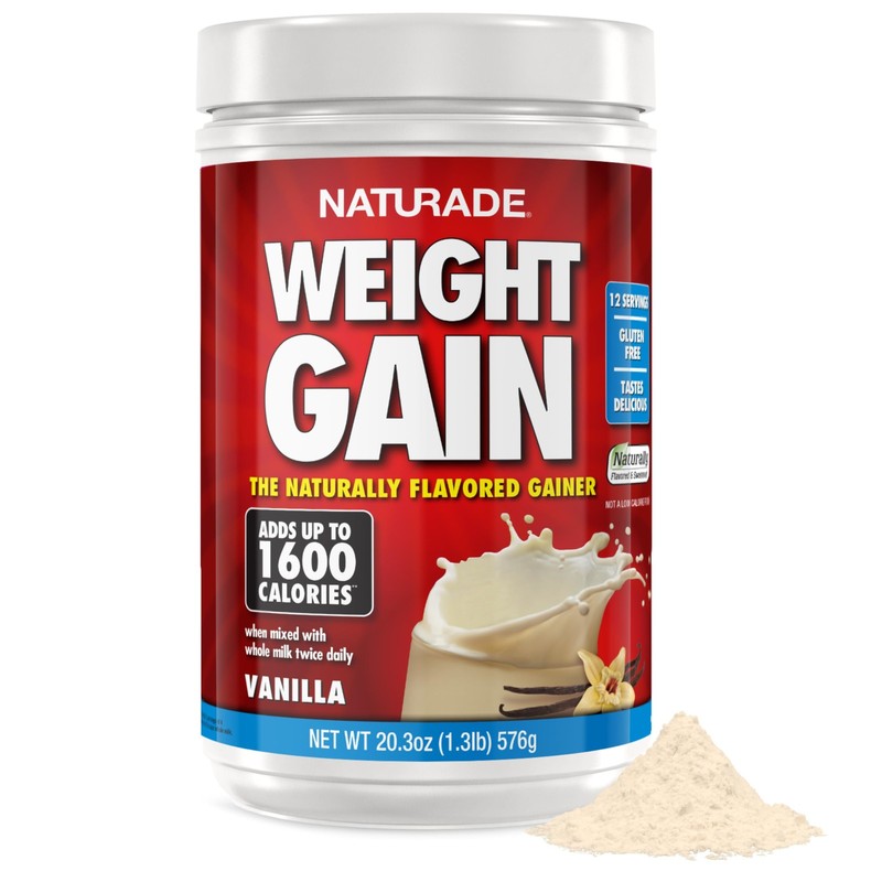 Naturade Weight Gain Nutrition Drink Mix for Healthy Weight Support, Balanced…