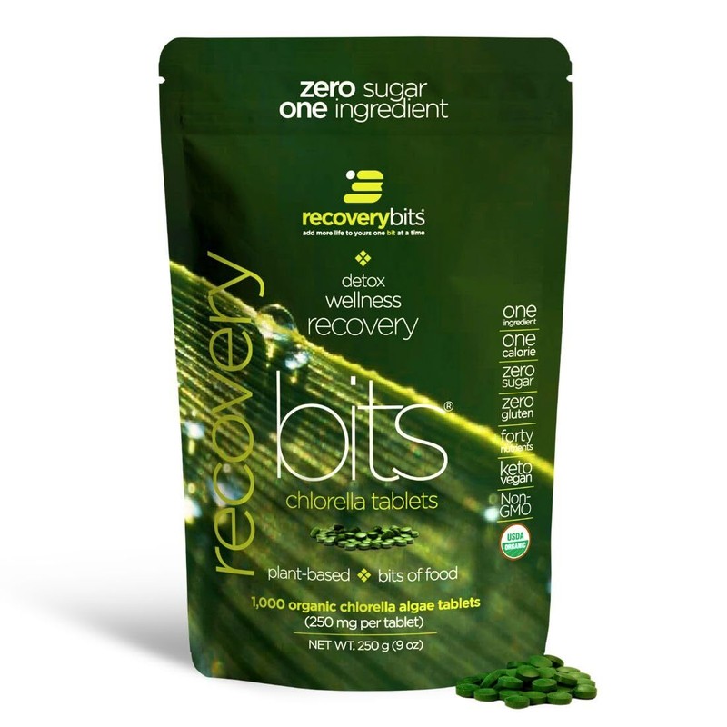 RECOVERYbits – Organic Chlorella Tablets – Plant-Based Algae Superfood – Chlo…