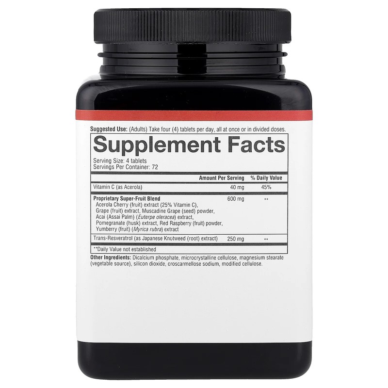 Resveratrol, 290 Tablets gallery