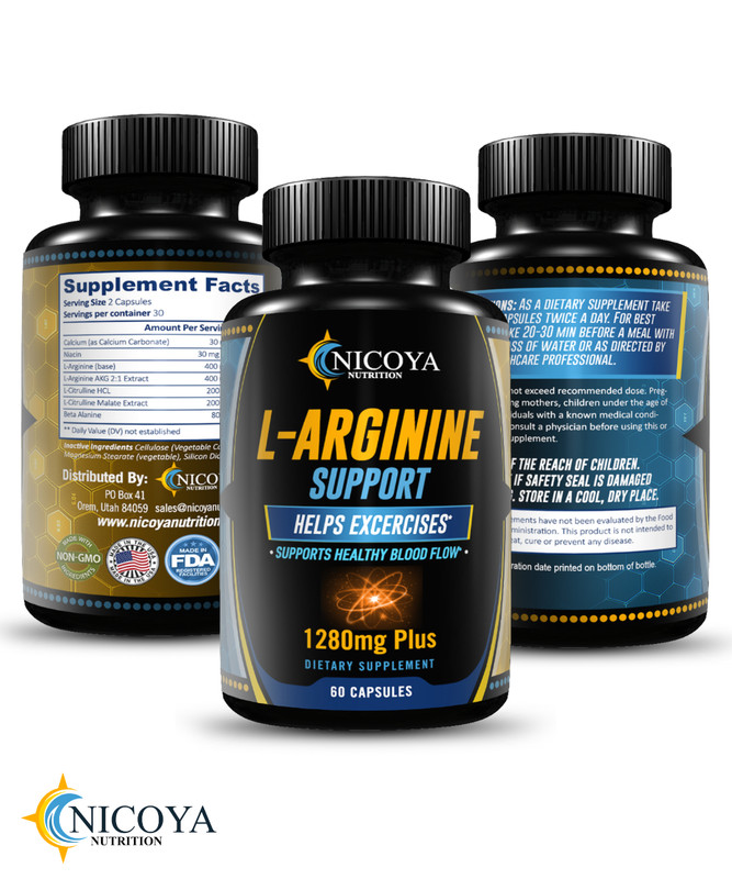 Nitric Oxide L-Arginine-Pump Workout Enhancer, Muscle Recovery, Energy & Stamina gallery
