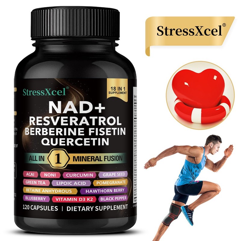 Resveratrol 18-in-1 Supplement – Cellular & Vascular Health,Antioxidant