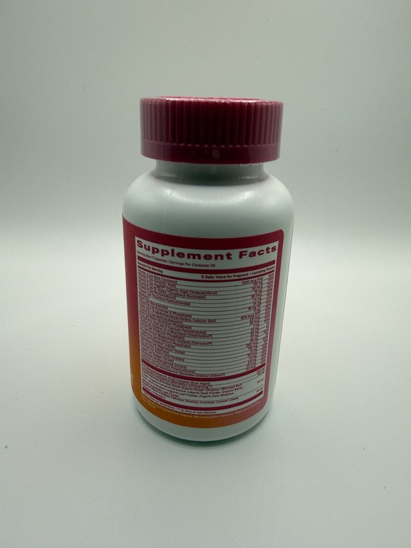 Pink Stork Premium Prenatal Vitamin for Women - B6, & Iron - 60 Capsules - New gallery