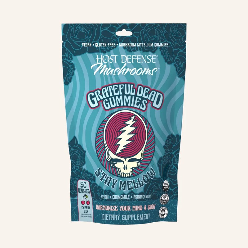 Grateful Dead Gummies™ - Stay Mellow™* 90 ct. Organic Fungi Perfecti gallery