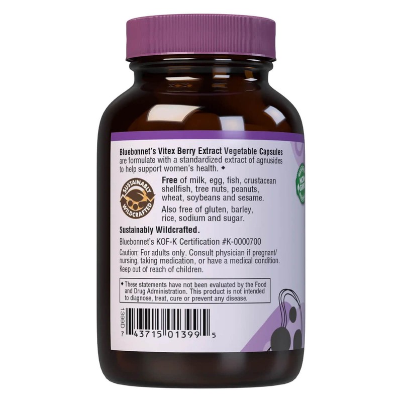 Bluebonnet Vitex Berry Extract 60 Veg Capsules gallery