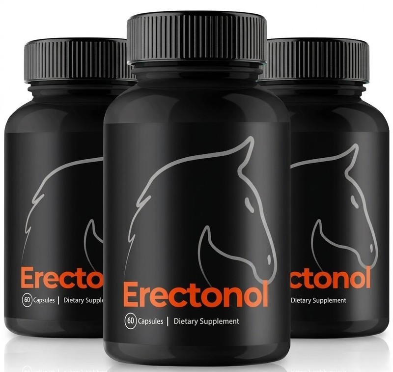 Erectonol Dietary Support Pills to Boost Male Vitality Support, 60 Caps | Pack 3