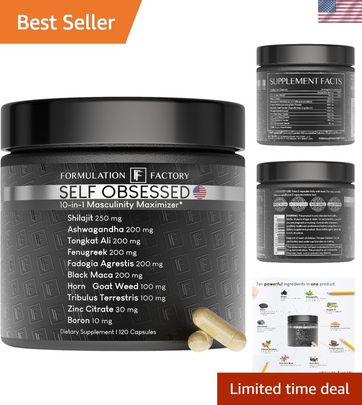 Powerful Self Obsessed Supplement: 10 in 1 Formula for Men’s Energy & Recovery