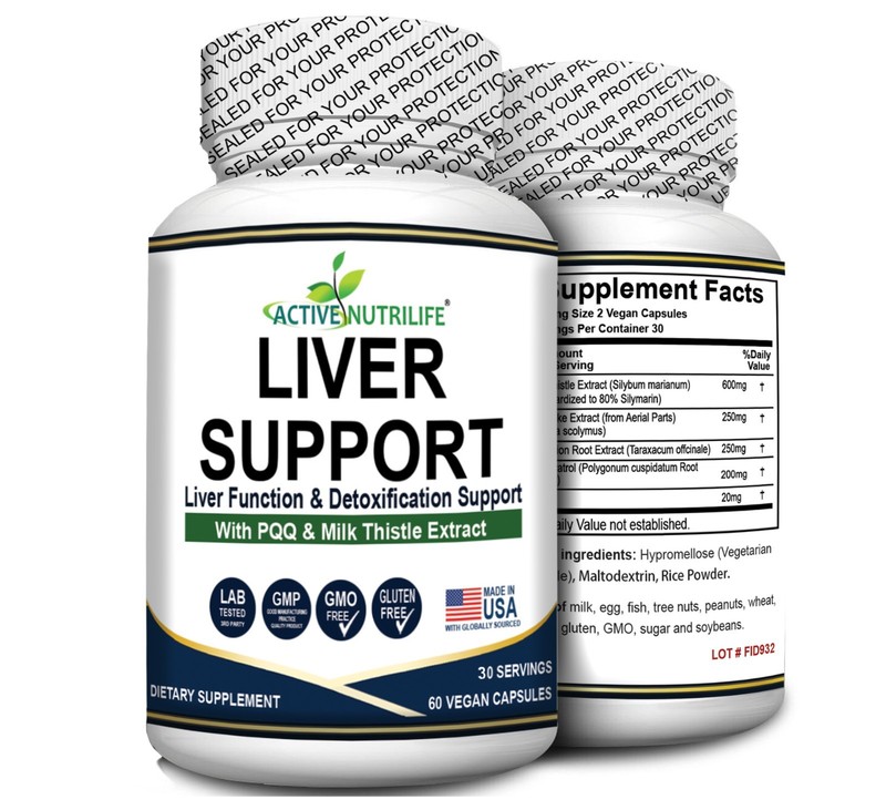 Liver Support, Cleanse, Detox & Repair Formula Including Artichoke Extract & PQQ
