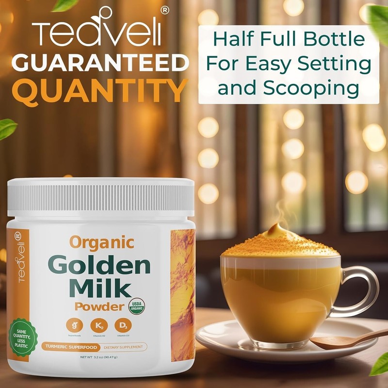 Organic Golden Milk Powder (PACK OF 3) gallery