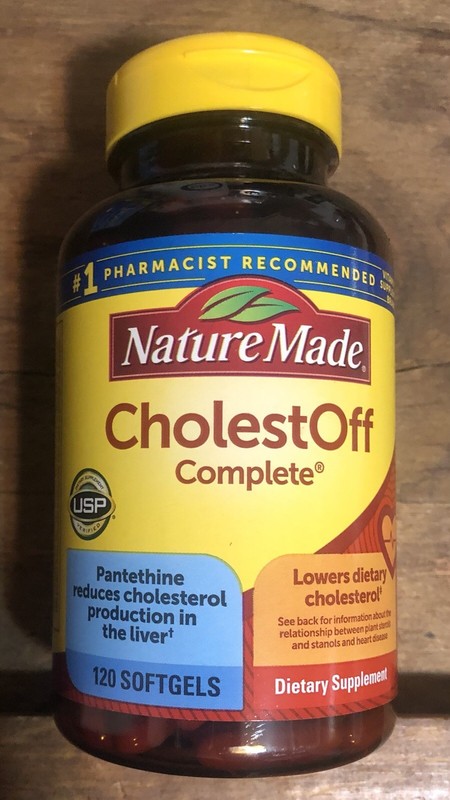 NATURE MADE CholestOFF Complete 120 Softgels Reduces Cholesterol EXP 01/2028 NEW