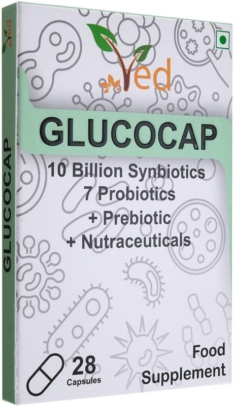 VED Glucocap Complex Probiotics and Prebiotics Complex 28 capsules