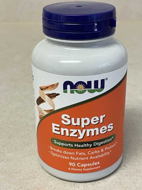 Now Foods Super Enzymes 90 Capsules Expiration 5/2027