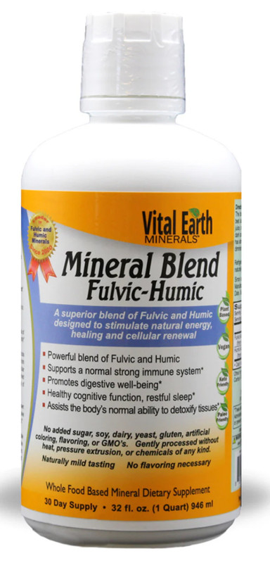 Vital Earth Minerals Fulvic-Humic Mineral Blend – 32 fl oz ( 1 pack )